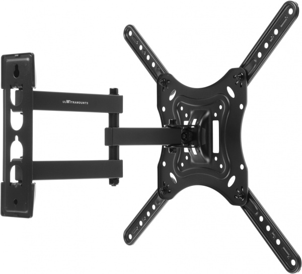 Кронштейн для телевизора Ultramounts UM870 черный 23"-55" макс.30кг настенный поворот и наклон
