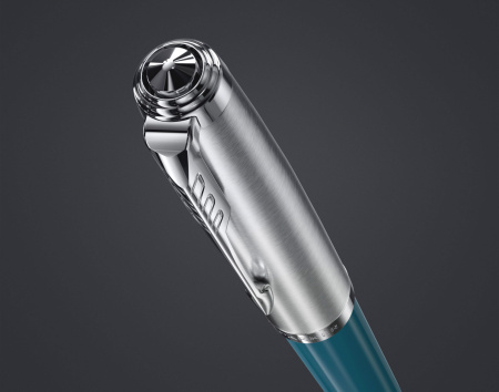Ручка перьев. Parker 51 Core (CW2123506) Teal Blue CT F сталь нержавеющая подар.кор.