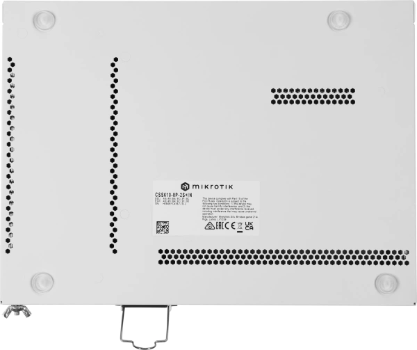 Коммутатор MikroTik CSS610-8P-2S+IN 8x1Гбит/с 2SFP+ 8PoE 8PPoE 140W управляемый