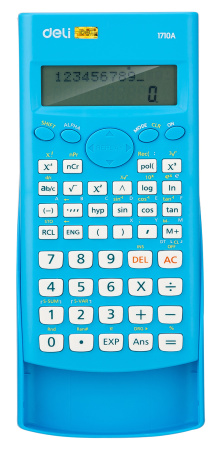 Калькулятор научный Deli E1710A/BLU синий 10+2-разр.