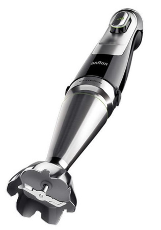 Блендер погружной Braun MQ9135XI черный/серебристый
