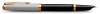 Ручка перьев. Parker 51 Premium (CW2169030) Black St.Steel GT F сталь нержавеющая подар.кор.