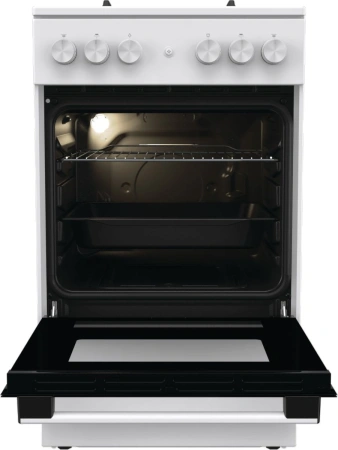 Плита Газовая Gorenje GG5A11WF белый (без крышки) реш.чугун