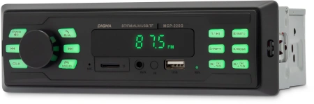 Автомагнитола Digma MCP-225G 1DIN 2x45Вт BT5.0 AUX 2