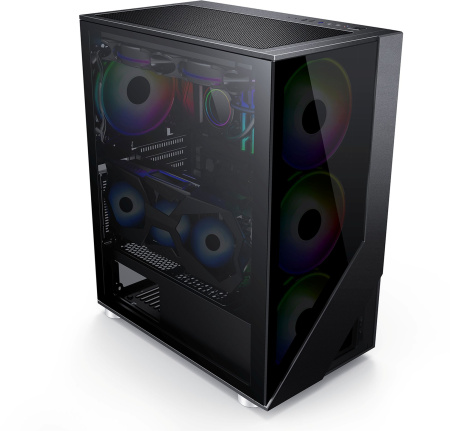Корпус Formula V-LINE 7713 черный без БП ATX 3x120mm 6x140mm 2xUSB2.0 1xUSB3.0 audio bott PSU