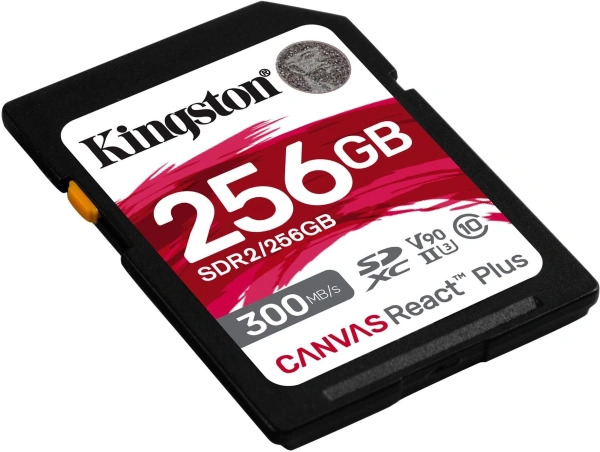 Флеш карта SDXC 256GB Kingston SDR2/256GB Canvas React Plus w/o adapter