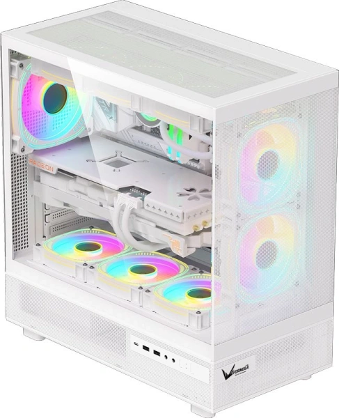 Корпус Formula Crystal Z8 Floe белый без БП ATX 1xUSB2.0 1xUSB3.0 1xUSB3.1 audio bott PSU