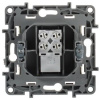 Розетка телеф. Legrand Etika 672340 скрыт. слоновая кость