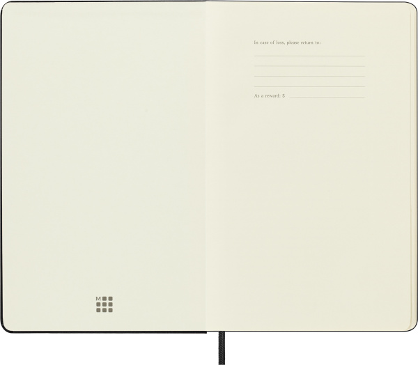 Блокнот Moleskine CLASSIC QP066 Large 130х210мм 240стр. пунктир твердая обложка черный