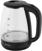 Чайник электрический Vitek VT-7004 1.8л. 1850Вт прозрачный/черный корпус: стекло/пластик