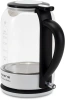 Чайник электрический Polaris PWK 1753CGL 1.5л. 1950Вт белый/черный корпус: стекло/пластик