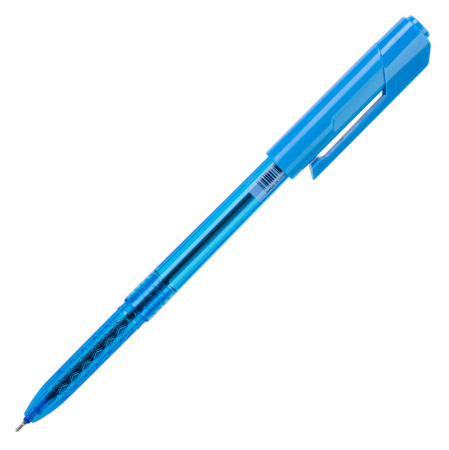 Ручка шариков. Deli Arrow EQ02636-1 прозрачный/ассорти d=0.7мм син. черн. (1шт) ассорти