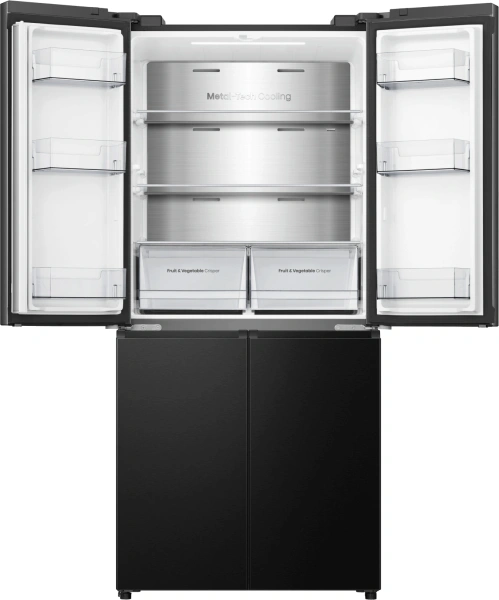 Холодильник Hisense RQ5P470SAF1 3-хкамерн. черный инвертер