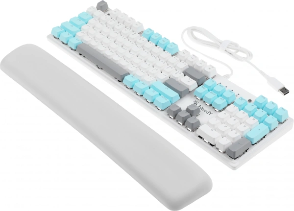 Клавиатура A4Tech Bloody S515R механическая белый USB for gamer LED (S515R ICY WHITE)