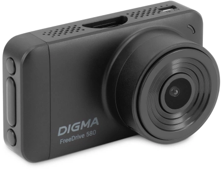 Видеорегистратор Digma FreeDrive 580 черный 4Mpix 1296x2304 1296p 140гр. GP2178