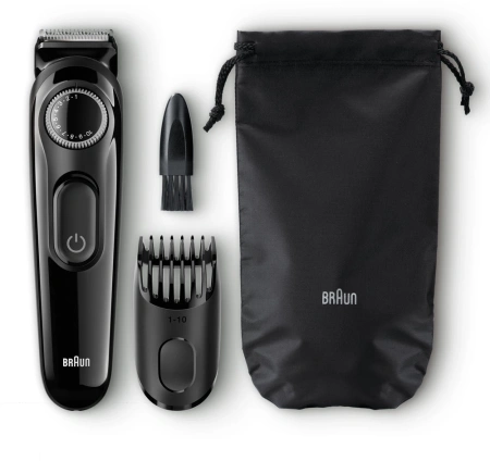 Триммер Braun BT3000 черный (насадок в компл:1шт)