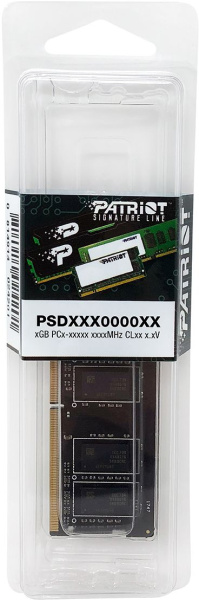 Память DDR4 32GB 2666MHz Patriot PSD432G26662S Signature RTL PC4-21300 CL19 SO-DIMM 260-pin 1.2В dua
