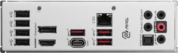 Материнская плата MSI MAG B760M MORTAR II Soc-1700 Intel B760 4xDDR5 mATX AC`97 8ch(7.1) 2.5Gg+HDMI+