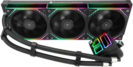 Система водяного охлаждения Thermalright Frozen Infinity 360 ARGB Soc-AM5/AM4/1200/1700/1851 черный 4-pin 28.2dB Al Ret (F-INFINITY-360-BL)