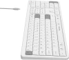 Клавиатура A4Tech Fstyler FBX55C белый USB беспроводная BT/Radio slim Multimedia (FBX55C)