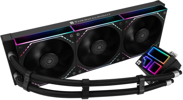 Система водяного охлаждения Thermalright Frozen Infinity 360 ARGB Soc-AM5/AM4/1200/1700/1851 черный 4-pin 28.2dB Al Ret (F-INFINITY-360-BL)