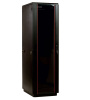 Шкаф серверный ЦМО (ШТК-М-42.8.8-1ААА-9005) напольный 42U 800x800мм пер.дв.стекл задн.дв.стал.лист 2 бок.пан. 500кг черный 655мм 123.39кг 180град. 2030мм
