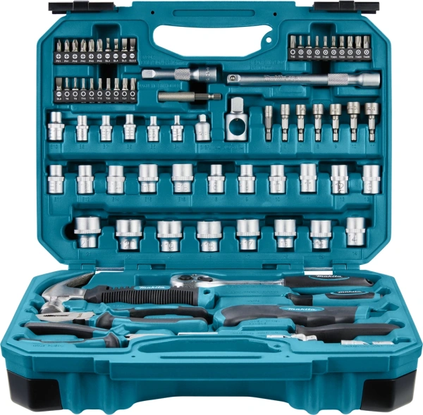 Набор принадлежностей Makita E-10899 76 предметов (жесткий кейс)