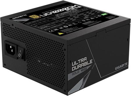 Блок питания Gigabyte ATX 1000W GP-UD1000GM PG5 Gen.5 80+ gold (24+4+4pin) APFC 120mm fan 8xSATA Cab Manag RTL