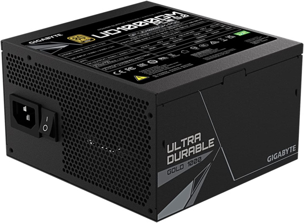 Блок питания Gigabyte ATX 1000W GP-UD1000GM PG5 Gen.5 80+ gold (24+4+4pin) APFC 120mm fan 8xSATA Cab Manag RTL