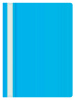 Папка-скоросшиватель Buro -PSE20BU/AZURE A4 прозрач.верх.лист пластик голубой 0.11/0.13