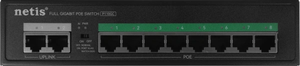 Коммутатор Netis P110GC 10G 8PoE+ 100W неуправляемый