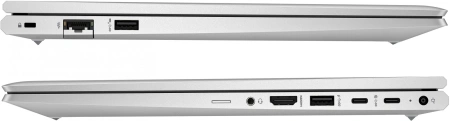 Ноутбук HP ProBook 450 G10 Core i7 1355U 16Gb SSD512Gb Intel Iris Xe graphics 15.6" IPS FHD (1920x1080) Windows 11 Professional silver WiFi BT Cam (822P5UT)