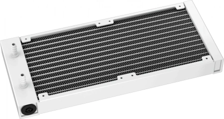 Система водяного охлаждения Deepcool Mystique 240 ARGB Soc-AM5/AM4/1200/1700/1851 белый 4-pin 36.49dB Al 1543gr Ret (R-LX240-WHDSNMCP-G-1)