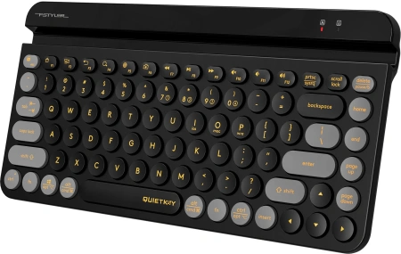 Клавиатура A4Tech Fstyler FBK30 черный/серый USB беспроводная BT/Radio slim Multimedia (FBK30 BLACKCURRANT)
