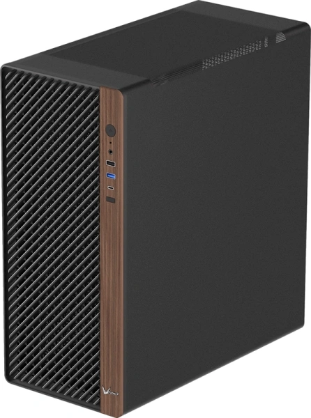 Корпус Formula TimberLine T2 черный без БП mATX 4x120mm 1xUSB2.0 1xUSB3.0 1xUSB3.1 audio bott PSU