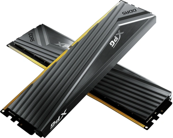 Память DDR5 2x16GB 6400MHz A-Data AX5U6400C3216G-DCCAGY XPG Caster RGB RGB RTL PC5-51200 CL32 DIMM 288-pin 1.1В kit single rank с радиатором Ret