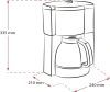 Кофеварка капельная Melitta Look V Therm Timer Black Filter 1000Вт черный/нержавеющая сталь