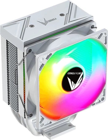 Устройство охлаждения(кулер) Formula Ice Burg ARPW 4P ARGB Soc-AM5/AM4/1200/1700/1851 белый 3-pin 34-34dB Al+Cu 170W 552gr Ret (ICE BURG ARPW 4P 3PIN)