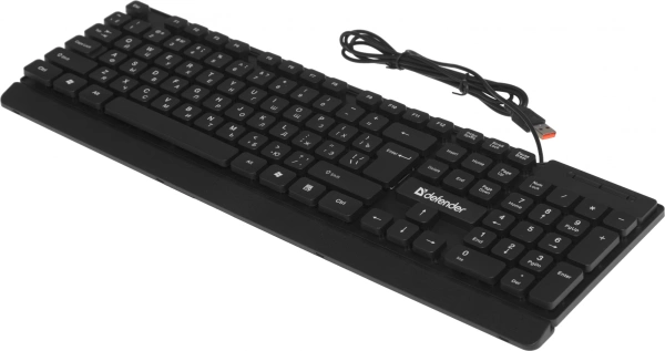 Клавиатура Defender Element HB-190 черный USB