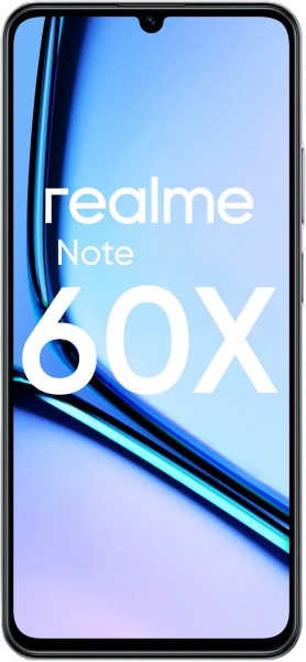 Смартфон Realme RMX3938 Note 60х 64Gb 3Gb черный моноблок 3G 4G 2Sim 6.74" 720x1600 Android 14 8Mpix 802.11 a/b/g/n/ac GPS GSM900/1800 GSM1900 TouchSc A-GPS microSD