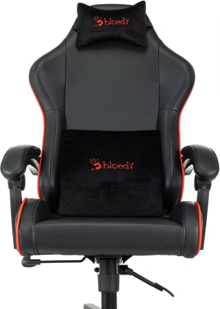 Кресло игровое A4Tech Bloody GC-780 черный сиденье черный кожзам с подголов. крестов. металл черный пластик черный