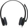 Наушники с микрофоном Logitech H151 черный 1.8м накладные (981-000590)