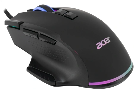 Мышь Acer OMW180 черный оптическая (6400dpi) USB (9but)