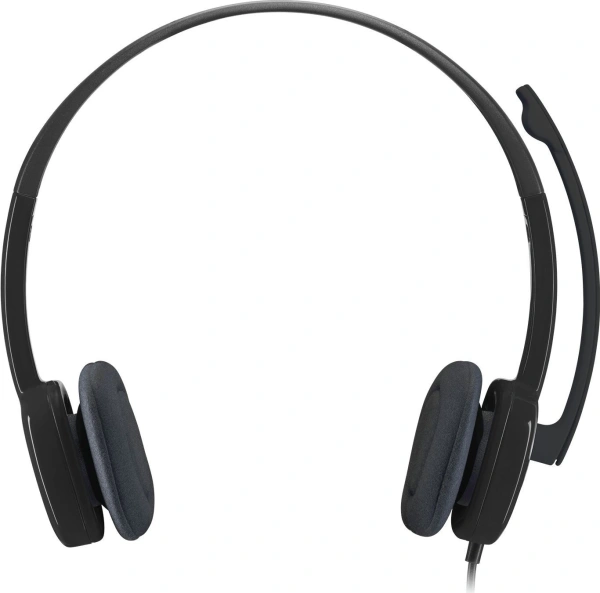 Наушники с микрофоном Logitech H151 черный 1.8м накладные (981-000590)