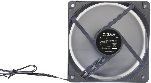 Вентилятор Digma DFAN140PWM-1BK 140x140 4-pin 50dB Ret