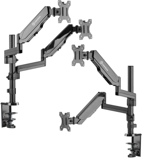 Кронштейн для мониторов Onkron G140 черный 13"-32" макс.16кг настольный поворот и наклон верт.перемещ.