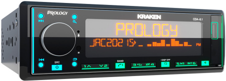 Автомагнитола Prology CDA-8.1 KRAKEN 1DIN 8x65Вт RDS (PRCDA8.1KRAKEN)