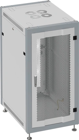 Шкаф коммутационный Sysmatrix (SL 6622.733) напольный 22U 600x600мм пер.дв.перфор. задн.дв.перфор. 800кг серый 450мм 51кг 1100мм IP20 металл