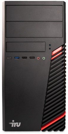 ПК IRU Home 310H6SE MT i3 12100 (3.3) 8Gb SSD512Gb UHDG 730 Free DOS GbitEth 400W черный (1994640)