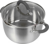 Кастрюля Rondell Flamme RDS-024 3.2л. d=20см (с крышкой) стальной